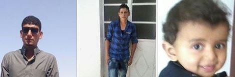 Ismaeil Al-Ahmad Al-Shinan, his bother Mahmood and his child Abdur-Rahman - killed in a reported Coaltion strike on December 8th 2016 (via Raqqa News Network)