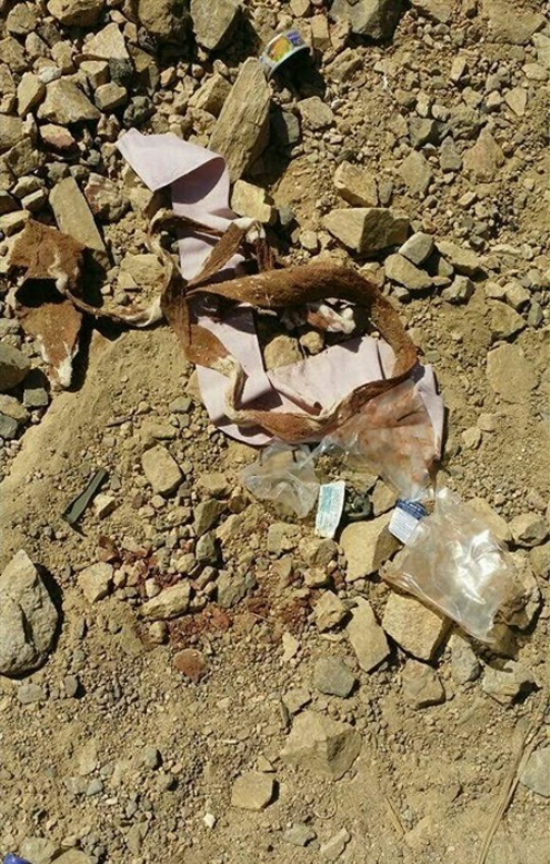 Alleged remnants of US medical supplies from the site of the raid (Elyamnelaraby, January 29th 2017)