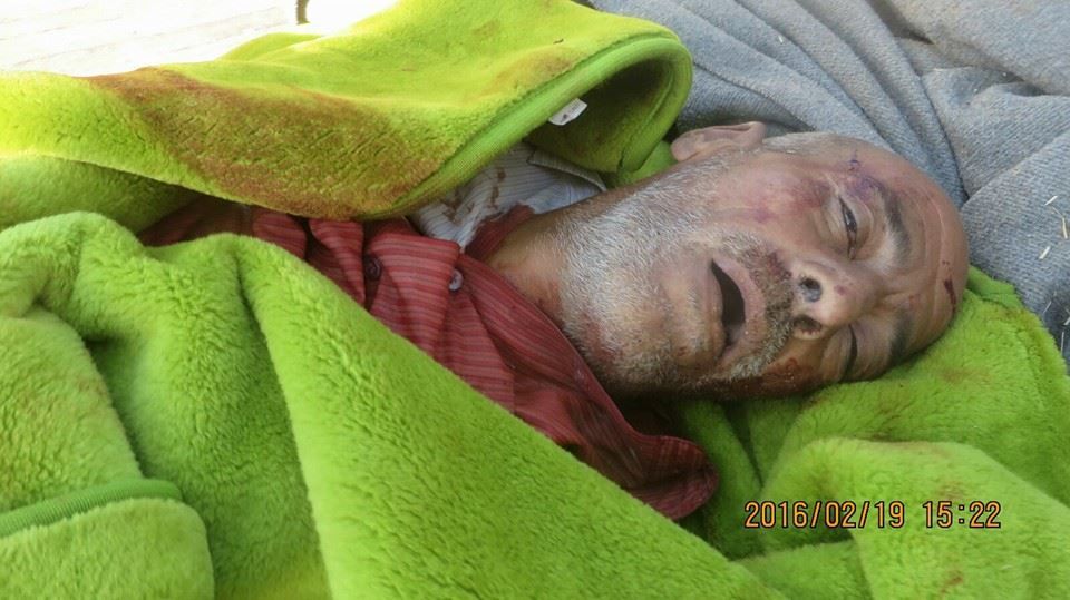 Mohammed Barakat Al-Hariri, killed in a strike Alma, Dara’a, Feb 19th (via Dara Martyrs)