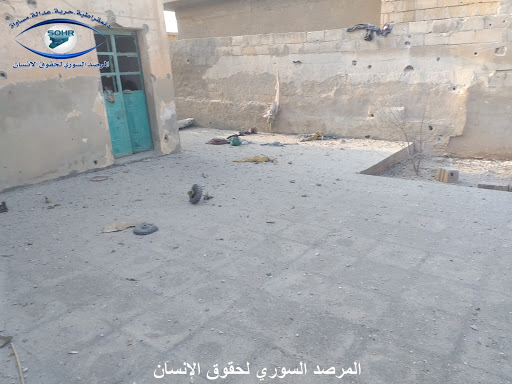 Aftermath of alleged Turkish shelling on residential areas in Ain Issa, Raqqa on Nov 28th, 2020. (via SOHR)