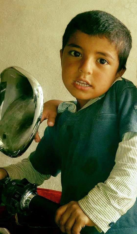 The child Damea Thamer Al Saleh died with his mother in an alleged Russian raid on Shaheil, Jan 27th (via SN4HR)