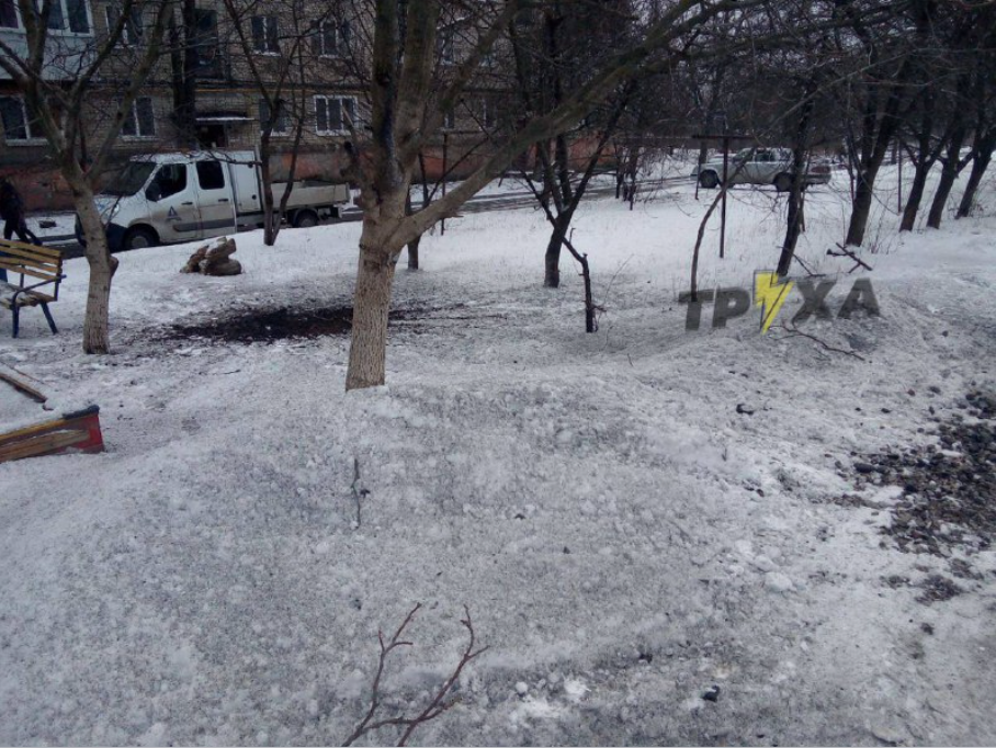 Damage and impact caused by alleged Russian shelling of Chuguev on March 8, 2022. (Image posted by Truexanewsua)