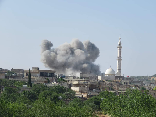 Airstrikes on Kansafra on June 22nd, 2019. (via @AbdulRazzAlkhal)