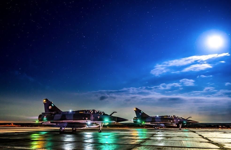 French combat aircraft in the Middle East November 2015 (Ministère de la Défense)