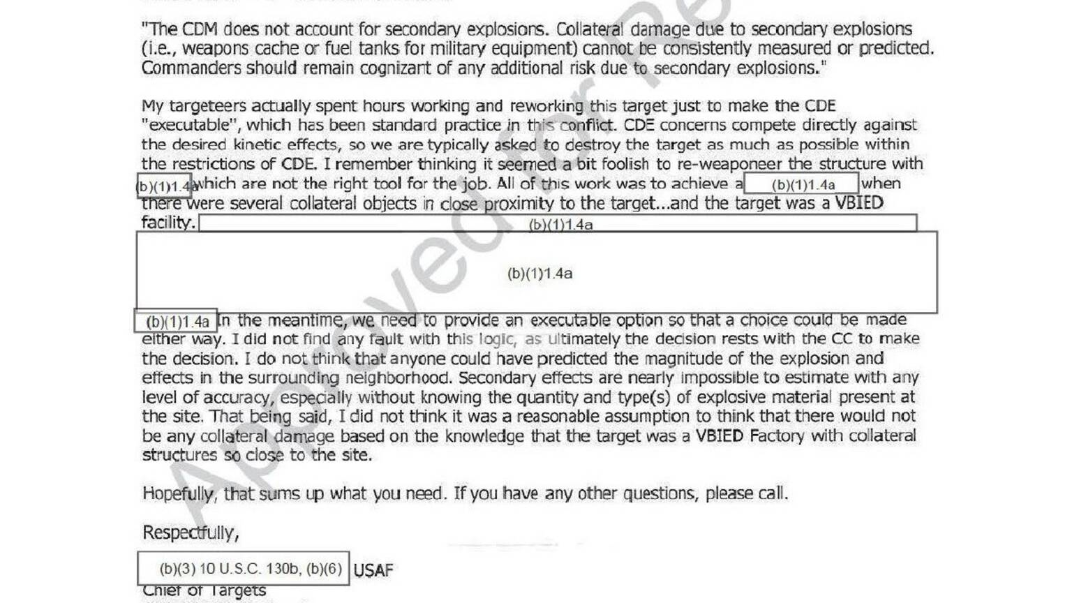 Excerpt of the US investigation into Hawijah, released in April 2020 (via NOS).