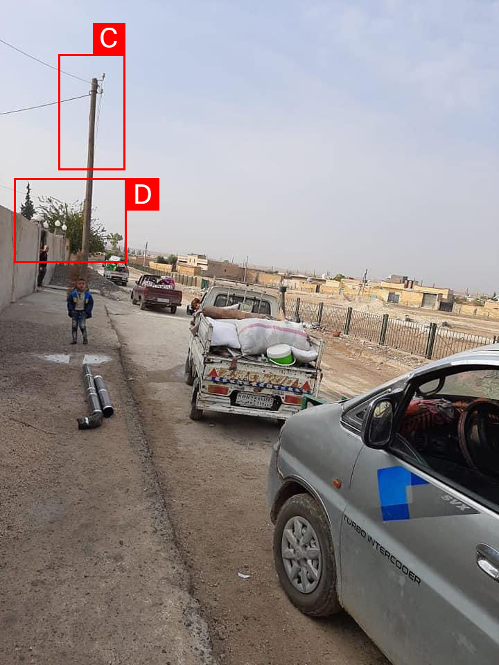 Tagged visual material from sources.