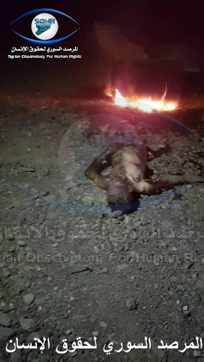 One of the civilians killed in the attack (via SOHR)