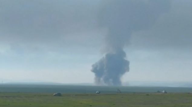 Grab from a Reuters video detailing the Iraqi assault on Kisik Junction, January 21 2015