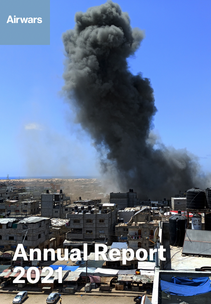 A screenshot of Airwars' 2021 annual report