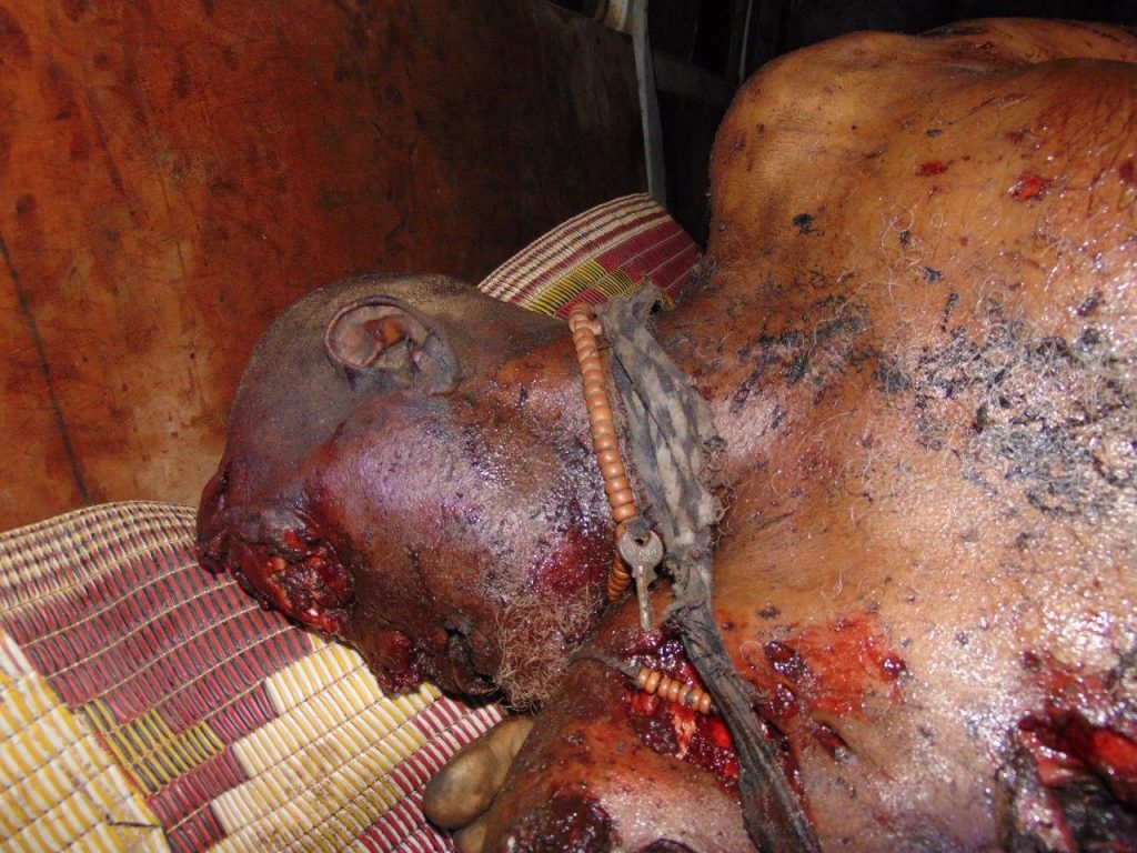 Victim of an alleged US strike near Janaale on March 10th, 2020 (via Somali Memo)