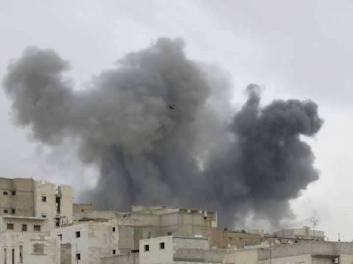 Smoke rises above Al Bab Oct 30th following one of many reported Russian airstrikes (via White Helmets)