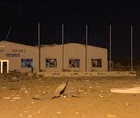Image via Alghadeer in the aftermath of the American airstrike that hit Karabala international airport project that was still under construction bordering Najaf province on March 13th, 2020.