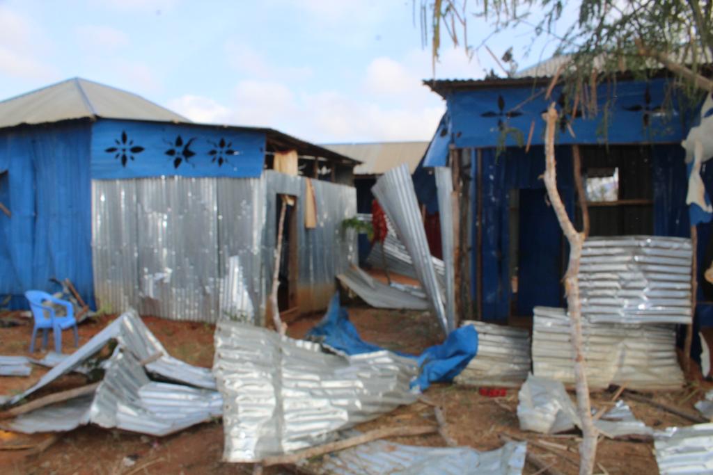 Reported damage at Kunyo Barrow following a lethal US airstrike on February 23rd 2019 (via Gundhig)
