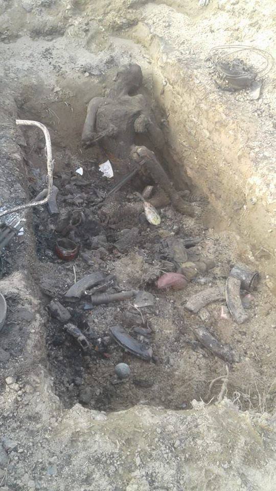 On March 20th, RBSS published several pictures alongside a report that SDF "dug mass graves to bury those killed and even those merely injured" after taking control of Al-Baghouz.