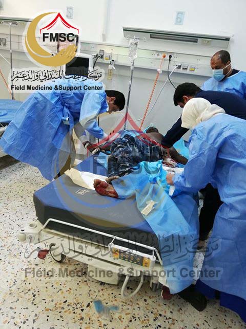 Alleged victim of LNA shelling on Tajoura on April 9th, 2020 (via FMSC)
