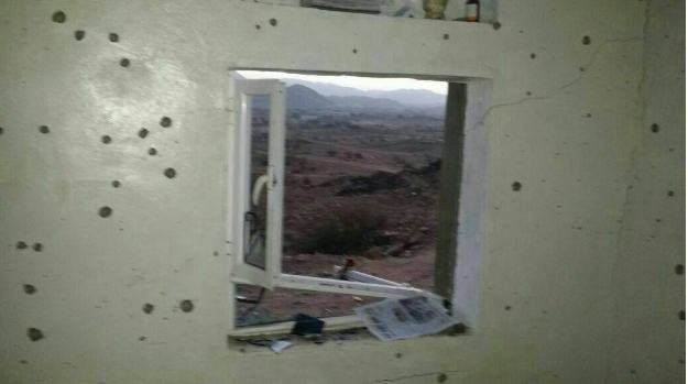 Interior view of a building allegedly destroyed during the raid (Alahd, January 29th)