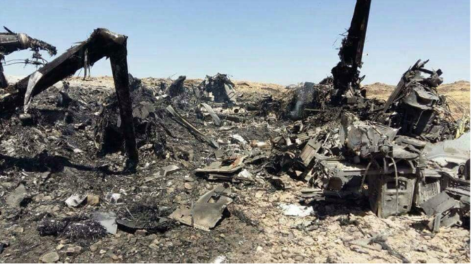 The Pentagon said that an Osprey helicopter had experienced a "hard landing" during the raid, allegedly shown here (@defence_blog, January 29th 2017)