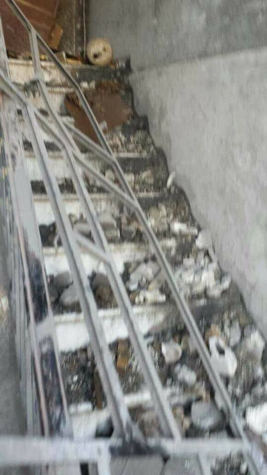 The extent of damage to civilian homes in the aftermath of the Coalition airstrike on Al Mayadin, Deir Ezzor, 26th June 2017. (via Euphrates Post)