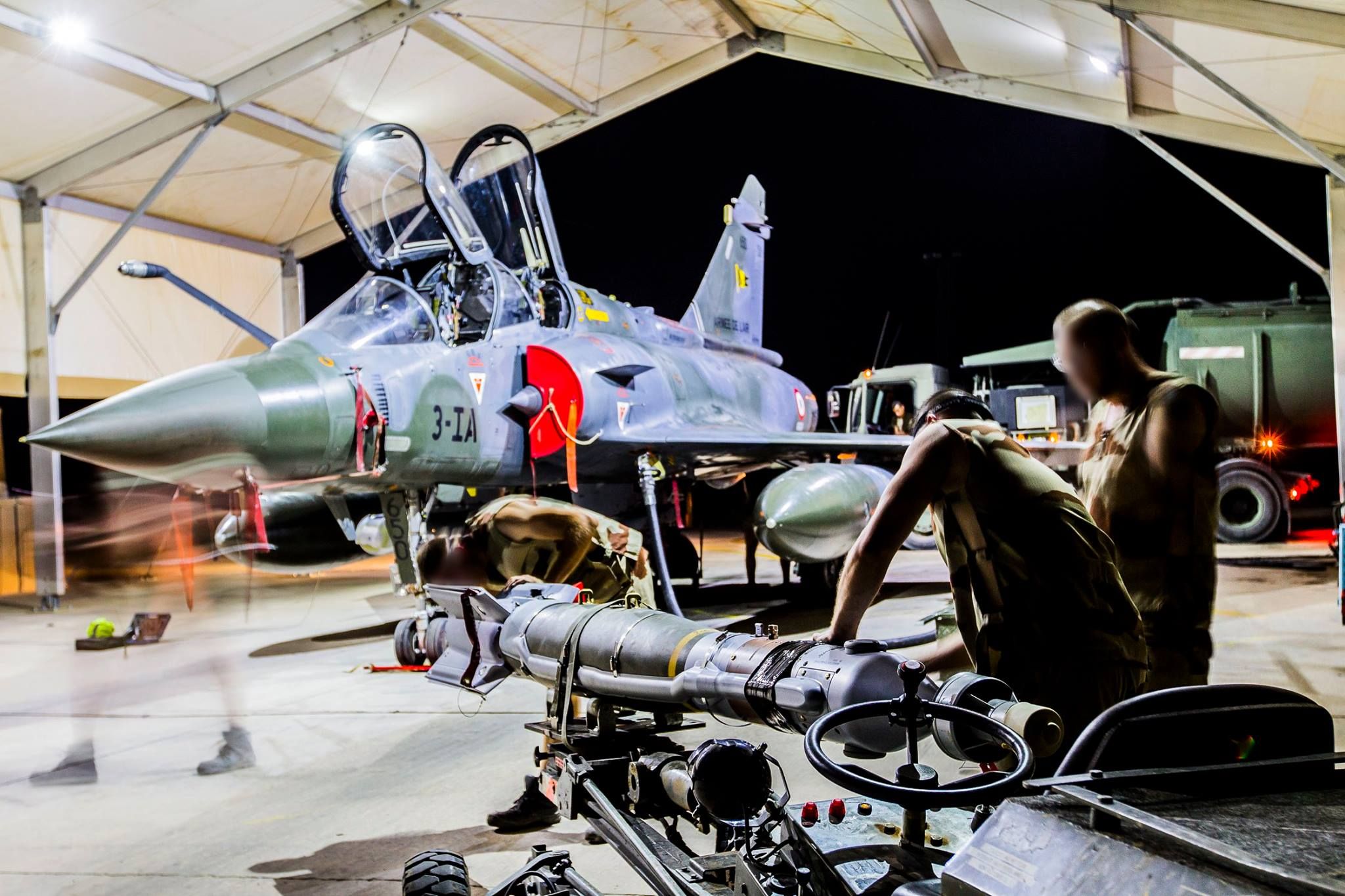 A French Rafale, deployed in Operation Chammal