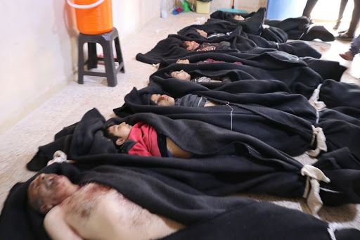 Civilians killed in an alleged Turkish attack on Tal Rifaat. Dec 2nd 2019 (via ANHA)