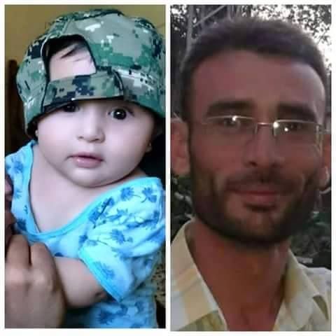 'The child Alma Ayham Al Shaher and her father who were killed by the treacherous Russian planes.' (via Deir Ezzor is Being Slaughtered Silently) 