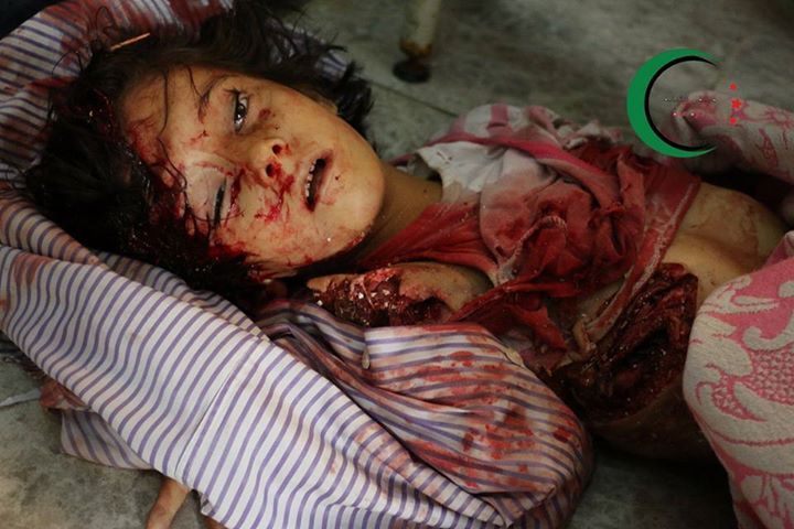 GRAPHIC Safa Mohammad Bazaz, killed in a reported Russian strike Oct 7th 2015 (via al Kanana Hospital)