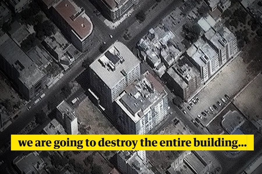 Countdown to the airstrike: the moment Israeli forces hit al-Jalaa tower, Gaza