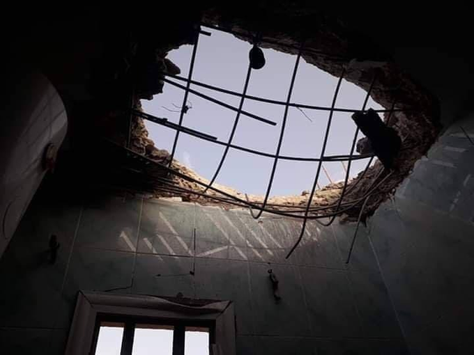 Damage after alleged LNA airstrikes on Al Thalateen area on June 8th, 2020 (via @LibyaCW).