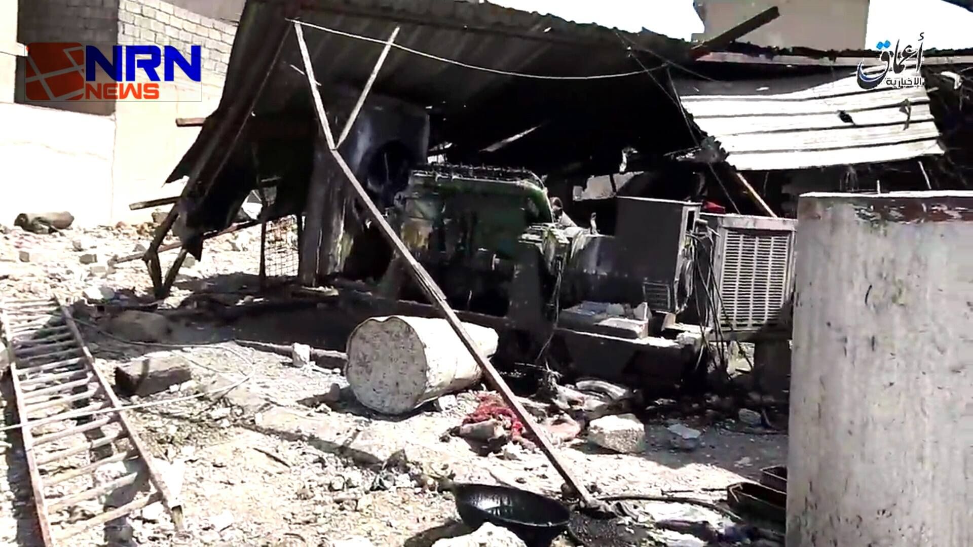 Aftermath of alleged Coalition strike on August 4th 2016 which reportedly killed a young girl (via NRN News)