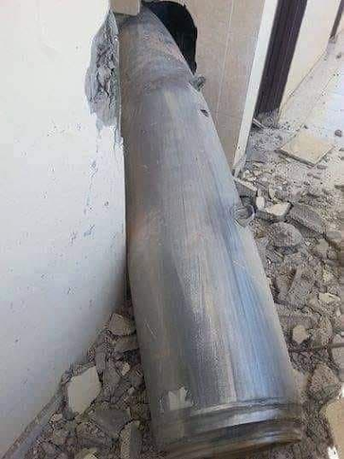 Many people escaped certain death when an unexploded Israeli missile landed in the home of Muhammad and Munis Muhareb east of Ma’an area on May 20, 2021. (Image posted by @Abuabraa2110198)