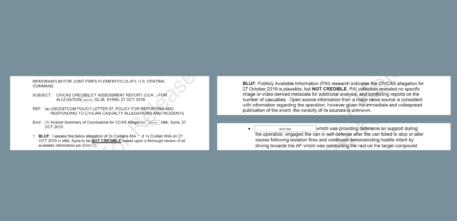 Impossible standards: An analysis of the US military’s Baghdadi raid review