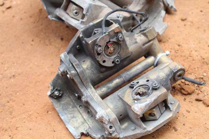 Munition fragement allegedly found after US strike on Kunya Barrow on May 17th, 2020 (via Somali Memo)