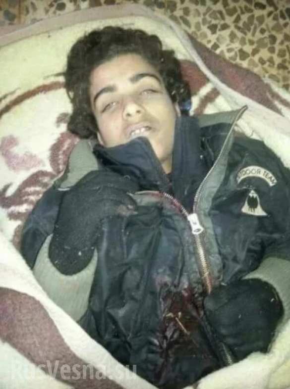 One of the people killed in the air strike (via Sputnik)