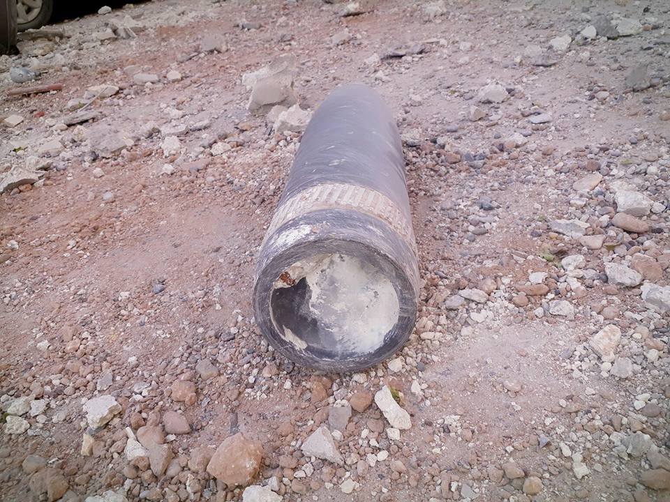 The aftermath of alleged Coalition shelling of the Qantar family home near the the Imam al-Nawawi Mosque, Raqqa, August 12th (via RBSS)