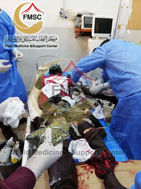 Alleged victim of LNA shelling on Tajoura on April 9th, 2020 (via FMSC)