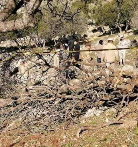 Parts of a military object, most likely a missile, were found in Khirbet al-Wahhadneh area in Ajloun governorate in Jordan, in coincidence with an Israeli airstrike on Hama in Syria. (via @SAMSyria0)