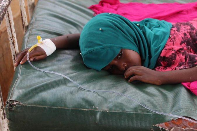 Picture of an alleged victim of US strike on Kunya Barrow on May 17th, 2020 (via Halgan Media)