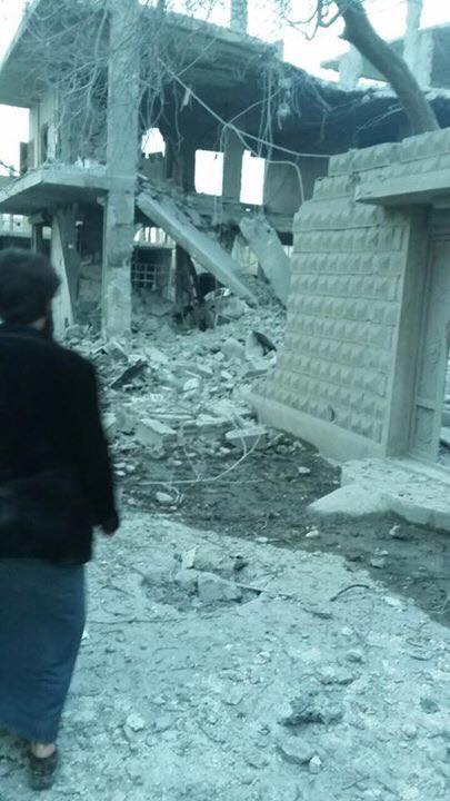A sample of images showing general destruction in Tabaqah, following a confirmed Coalition airstrike in the vicinity, 21st March 2017. See CS602 and CS604 for more details. (via RBSS)