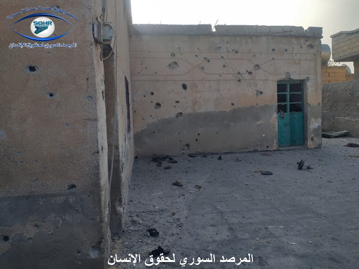 Aftermath of alleged Turkish shelling on residential areas in Ain Issa, Raqqa on Nov 28th, 2020. (via SOHR)