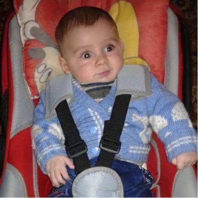 'The baby Yahia Keda, age 4 months died with his mother in regime warplanes missiles fired on Harbanoush village in Idlib governorate, February 24.' (via SN4HR)