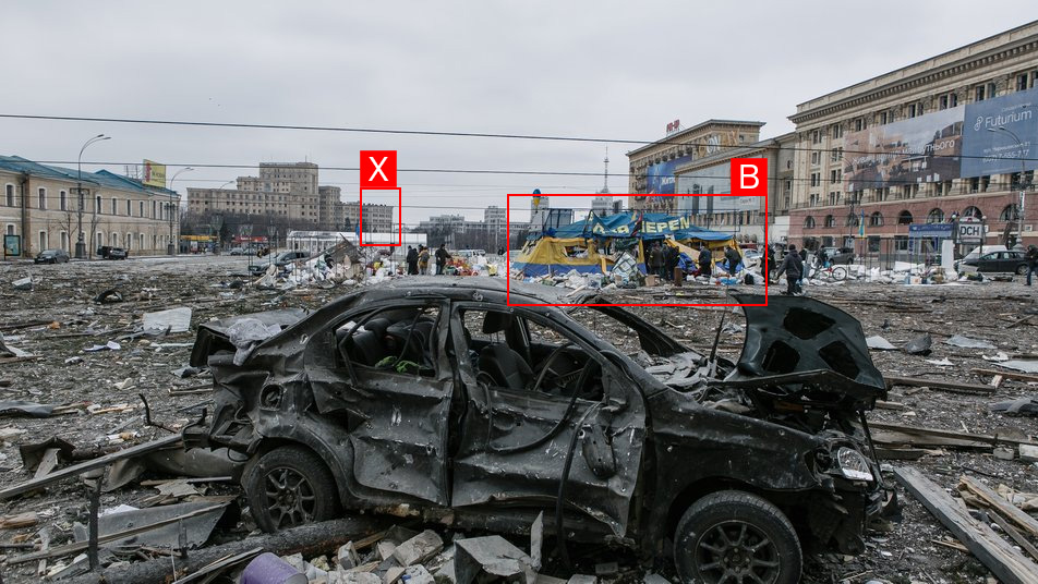 Tagged visual material from sources.