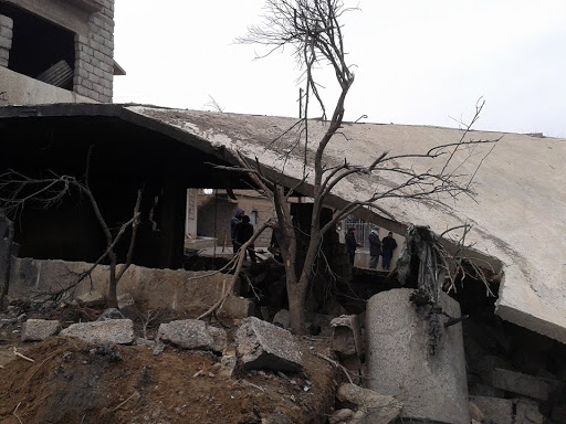 Aftermath of the attack (photo provided by family member of the victims)