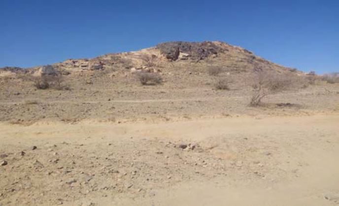 Location where witnesses reported US forces landed during the January 2017 raid. Photo taken by a Mwatana researcher.