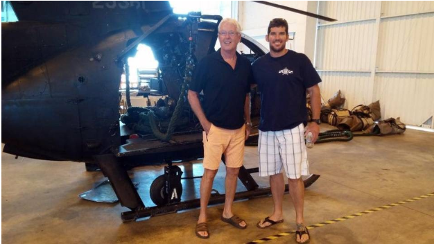 "William Owens stands with his son, William "Ryan" Owens, in front of a helicopter in a family photo." (NBC, February 27th 2017) US Navy SEAL William "Ryan" Owens was killed during the raid.