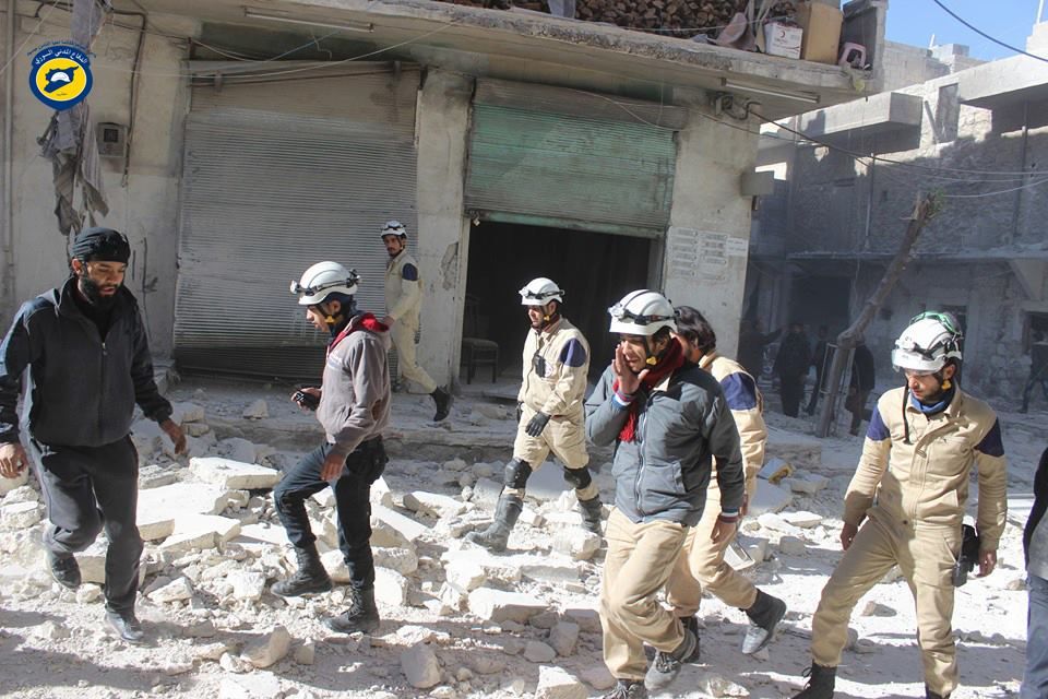 The White Helmets reported that they removed four dead bodies and rescued 10 injured civilians following the alleged Russian strike on Al Hulluk, Dec 7th (via White Helmets)