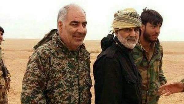 Iranian Qassam Soleimani, the commander of the Quds Force, was killed on January 3rd 2020 after his convoy was bombed by an American airstrike. Here pictured during a visit to Deir Ezzor end of 2019 (via Euphrates Post).