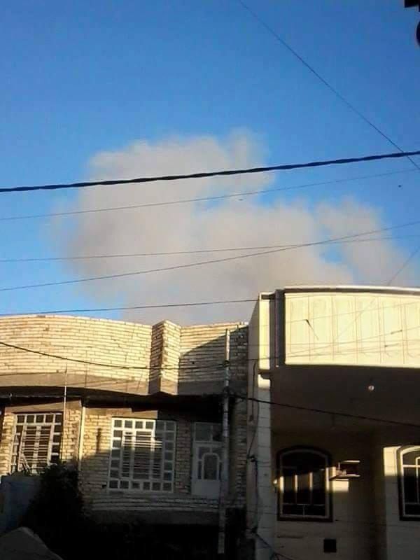 Scene of reported Coalition strike at Fallujah December 7th which killed a child (via Al Fallujah News)