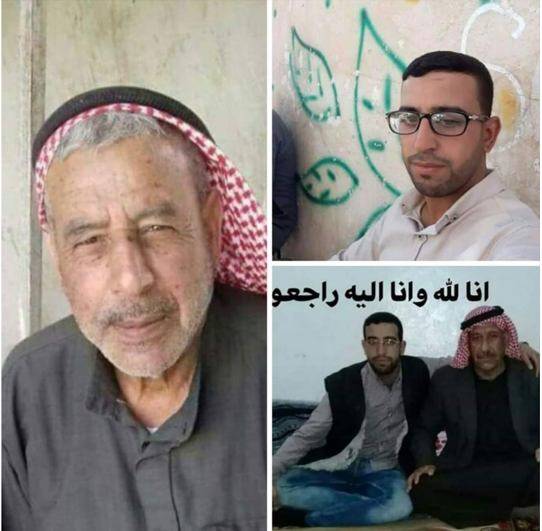 Muhammad Ali al-Sukhni, Ismail Ali Al-Khalaf al-Sukhni, and Abdullah al-Khalaf al-Sukhni, reportedly shot in Ras al Ain by YPG forces on oct 20th (via Raqqa.rwb)