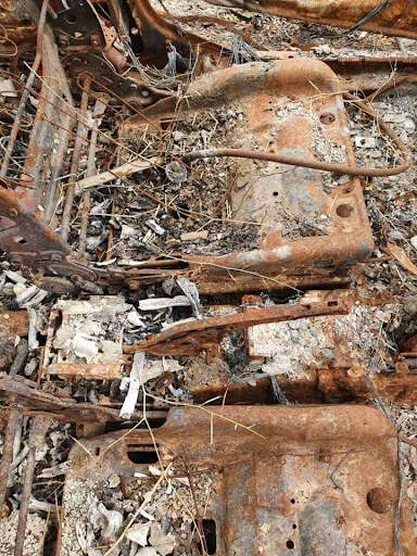 The vehicle were human remains of a civilian were found in Al Sa’idiya in Tripoli on June 10th, 2020 (via Libya Al Ahrar).