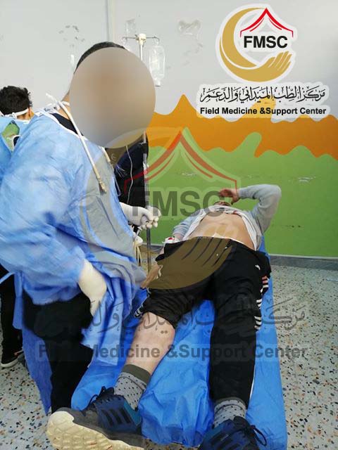 Alleged victim of LNA shelling on Tajoura on April 9th, 2020 (via FMSC)